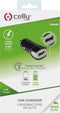 Celly CCUSBTURBO - Autolader - 2.4A output - Zwart