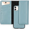 Selencia Hoesje Geschikt voor iPhone 11 Hoesje Met Pasjeshouder - Selencia Eny Uitneembare Vegan Lederen Clutch - Blauw