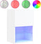 vidaXL - Tv-meubels - met - LED-verlichting - 2 - st - 40,5x30x60 - cm - wit