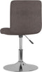 vidaXL - Eetkamerstoelen - draaibaar - 2 - st - stof - taupe