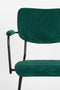 Zuiver Benson Armstoel - Groen - Set van 2