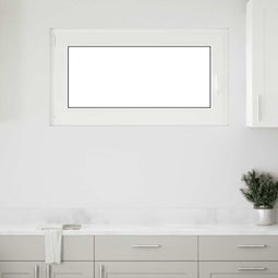 Kelderraam "RISOR" 110x70 cm draai-kiep DIN links antraciet