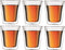 Bodum Canteen - Dubbelwandige Koffie- en Theeglazen 200 ml - 6 Stuks met Ventiel - Vaatwasser- en Magnetronbestendig
