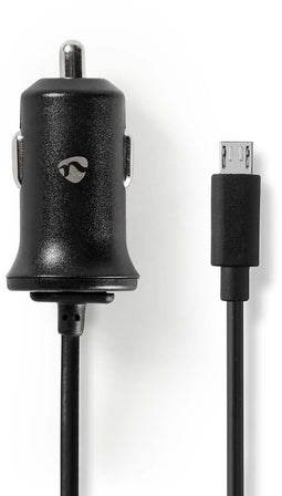 Nedis CCHAM240ABK - Oplader - 12W - Micro-USB - Zwart