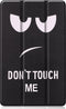 3-Vouw sleepcover hoes - Geschikt voor Samsung Galaxy Tab S6 Lite - Don't Touch