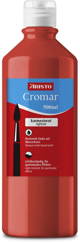 Aristo verf - Cromar - 500ml - acrylverf - karmozijn rood - AR-30890