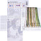 Thea Gouverneur - Borduurpakket met telpatroon - 446A - Voorgesorteerde DMC Garens - Sneeuwklokjes - Aida - 34 cm x 22 cm - DIY Kit