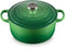 Le Creuset Braadpan Signature - Gietijzer - Ø 24 cm / 4,2 Liter - Groene Emaille Bamboo Edition