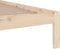 vidaXL - Bedframe - massief - hout - 135x190 - cm - Double