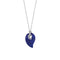 TI SENTO Ketting 3918BL - Zilveren dames ketting - Lapis stijl steen - Donkerblauw - 45 cm