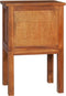 vidaXL - Nachtkastje - 40x35x60 - cm - massief - teakhout