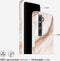 Selencia Aurora Fashion Backcover geschikt voor de Samsung Galaxy S21 - Duurzaam hoesje - 100% gerecycled - Wit Marmer