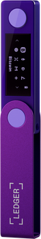 Ledger Nano X - Hardware Wallet - Beveilig je crypto en NFT's - Paars