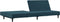 vidaXL - Slaapbank - 2-zits - fluweel - blauw