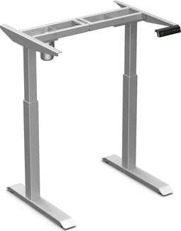 Worktrainer StudyDesk - Klein zit-sta bureau - Elektrisch - Memory display - Zilver