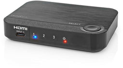 Nedis VCON6420AT - 3-poorts 4K USB-C/HDMI-comboschakelaar - Plug & Play - Grijs