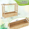 Coast Verhoogde Plantenbak - Massief Hout - 148 x 50 x 103 cm - Bruin