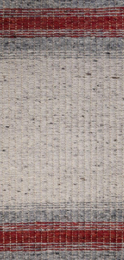 Varenna Red Vloerkleed - 250x300 - Rechthoek - Laagpolig,Structuur Tapijt - Industrieel - Grijs, Rood, Wit