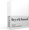 BYRKLUND Molton Hoeslaken - 90x200 cm - 80% Katoen / 20% Polyester - Wit