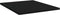 vidaXL - Wandschappen - 4 - st - 40x50x1,5 - cm - bewerkt - hout - zwart