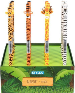 Wilde Dieren Potloden - HB - 24 stuks