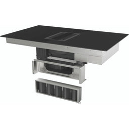 Kit cheminee evacuation RECYCLAGE DIRECT ARRIERE TABLE ASPIRANTE