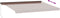 vidaXL - Luifel - handmatig - uittrekbaar - 500x350 - cm - bruin