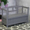 SenS-Line - Tuinbank - Pinokkio Houten Bankje - 113 x 40 x 75 cm - Grijs