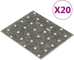 vidaXL-Platen-geperforeerd-20-st-2-mm-120x100-mm-gegalvaniseerd-staal