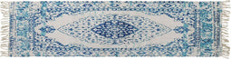 Tapijt DKD Home Decor Blauw Katoen Chenille (60 x 240 x 1 cm)