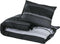 vidaXL - Dekbedovertrekset - 200x200 - cm - katoen - zwart - en - wit