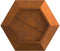 vidaXL - Vuurplaats - Hexagonaal - 100x100x28 - cm - Weerbestendig - Staal