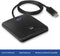 Ewent EW1055 - USB-C Smartcard ID lezer - 1 m kabel - Zwart