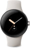 Google Pixel Watch - Smartwatch - 5 bar waterbestendig - Zilver (Beige)