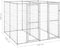 vidaXL - Hondenkennel - 4,84 - m² - gegalvaniseerd - staal