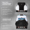 Waterdichte Fietsenhoes - Voor 1 tot 3 Fietsen - Zwart - 600D Polyester