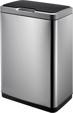 EKO Mirage Sensor Bin - Prullenbak - 45L met automatische sensor en soft close - mat RVS zwart