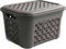 Wasmand met deksel - Opbergmand - (43,5 x 33,5 x 26 cm)