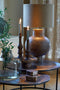 Light & Living Tafellamp Barumi - Mangohout - 55cm - Donkerbruin - excl. kap