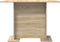 vidaXL - Eettafel - Sonoma - Eik - 110x60x75 - cm - Bewerkt - Hout