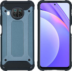 iMoshion Hoesje Geschikt voor Xiaomi Mi 10T Lite Hoesje - iMoshion Rugged Xtreme Backcover - Donkerblauw