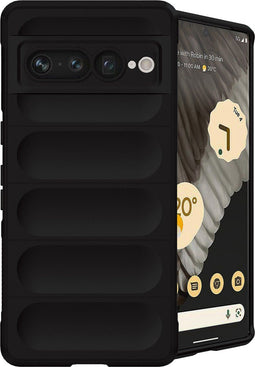 iMoshion Hoesje Geschikt voor Google Pixel 7 Pro Hoesje Siliconen - iMoshion EasyGrip Backcover - Zwart