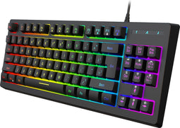 HXSJ V100 - Gaming Toetsenbord - RGB 87 toetsen - Zwart