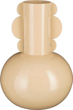 Mica Decorations Boyd Vaas - H36 x Ø25 cm - Stevig ontwerp - Beige