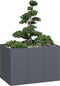 vidaXL - Plantenbak - 120x80x80 - cm - staal - antracietkleurig