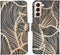 iMoshion Hoesje Geschikt voor Samsung Galaxy S21 Hoesje Met Pasjeshouder - iMoshion Design Softcase Bookcase - Meerkleurig / Golden Leaves