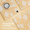 imoshion Tablet Hoes - Geschikt voor Samsung Galaxy Tab A9 Plus - 360° Draaibare Design Bookcase 2.0 - Yellow Flowers