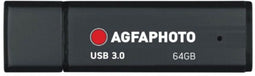AgfaPhoto USB 3.0 - USB Memory Stick 64GB - 35 MB/s leessnelheid 15 MB/s schrijfsnelheid - Zwart