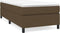 vidaXL - Bedframe - zonder - matras - 80x200 - cm - stof - donkerbruin