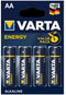 Varta Energy AA - Batterijen - Alkaline - 4-pack (4 stuks)